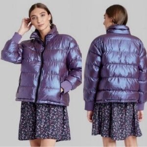 Purple Metallic Coat